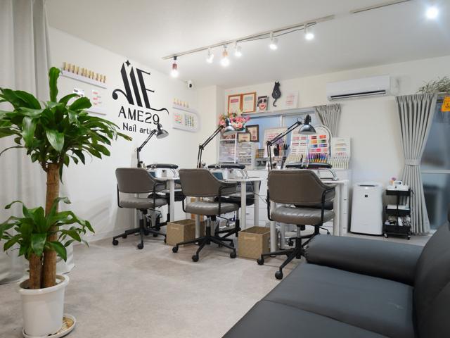 AME29 Nail ゆったりした店内