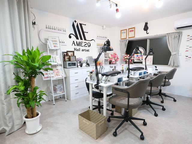 AME29 Nail 店内（全景）
